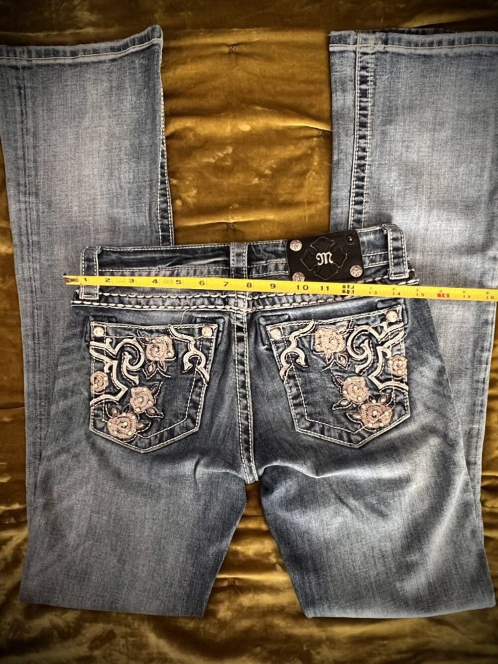 Miss Me Floral Embroidered Bootcut Jeans | Size 26